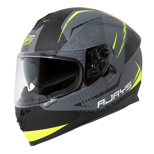 Rjays Dominator II Helmet Strike Matte Grey/Yellow