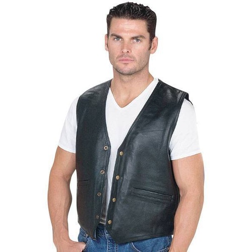 RJays Leather Cruiser Vest - Small