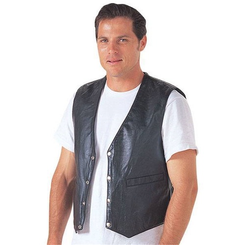 RJAYS LEATHER LACE-UP VEST (SM) #
