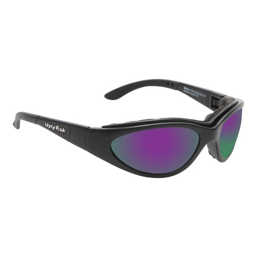 Ugly Fish Slim Motorcycle Sunglasses RS04282 - Matt Black Frame/Smoke Lens