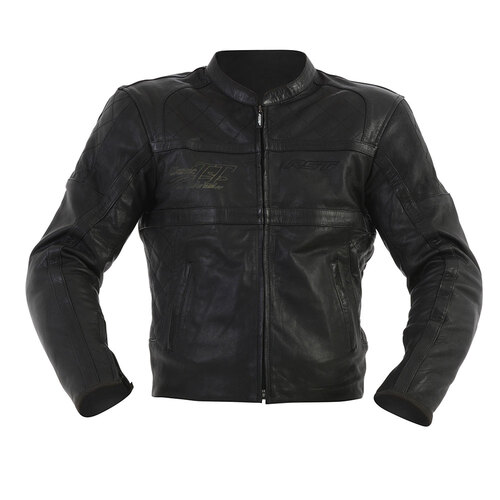 RST Mens Retro Classic TT Leather Jacket - Black
