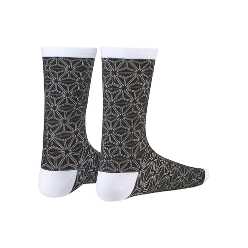 Supacaz Sock ASANOHA Black/White -  S/M