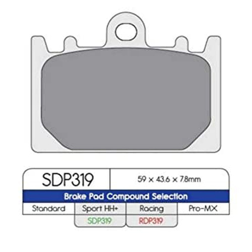 DP HH+ Performance Brake Pads SDP319