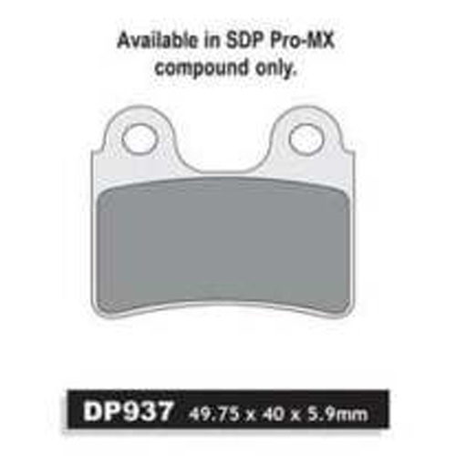 DP SDP PRO-MX BRAKE PADS (FA303|FDB2109) SDP937