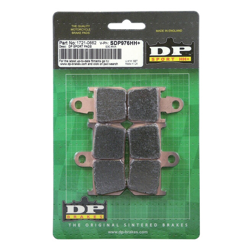 DP HH+ PERFORMANCE BRAKE PADS (FA442/4|FDB2217) SDP976