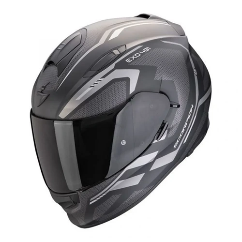 Scorpion Exo Exo-491 Kripta Helmet - Matte Black/Silver