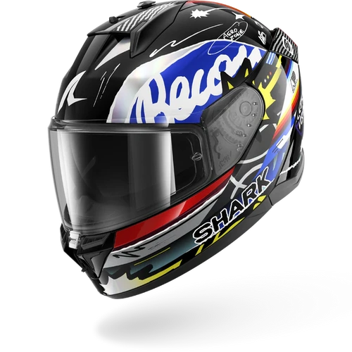 Shark D-Skwal 3 Streetrush Full Face Helmet - Black/Blue