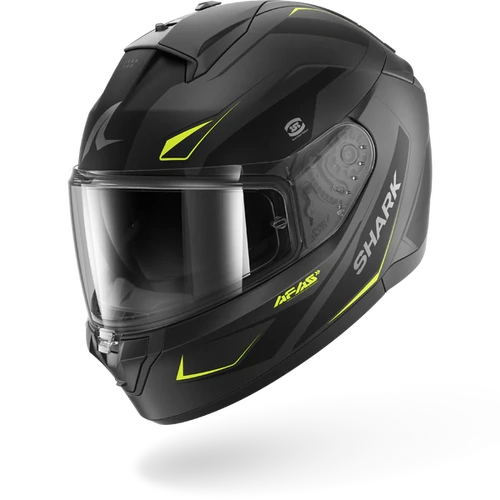 Shark Ridill 2 Mekarium Full Face Helmet - Matte Anthracite/Yellow