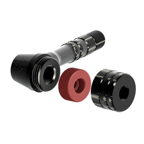 Silca Floor Pump Aluminium Presta Disc Wheel Adaptor Black