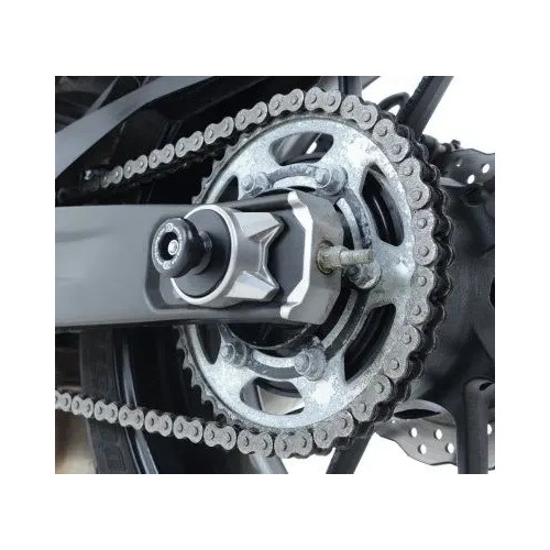 R&G Racing Spindle Sliders Black - Yamaha MT-07 14-20
