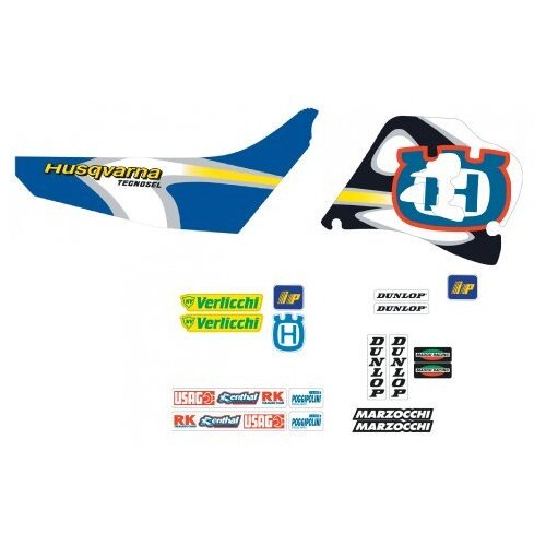 TECNOSEL GRAPHICS KIT HUSQVARNA CR/WR 98-99