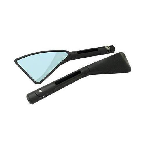 Tarmac Slipstream Motorcycle Mirrors Set - Black