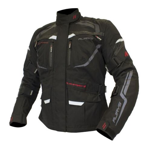 Rjays Voyager V Textile Jacket - Black
