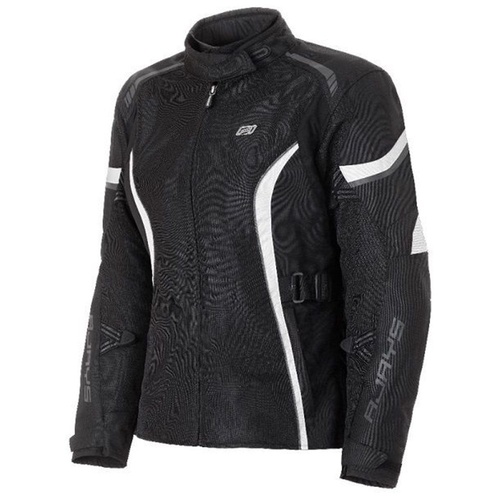 Rjays Athena Air Black / White Ladies Jacket - Size 18