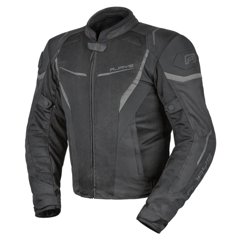Rjays Swift III Textile Jacket - Black/Grey