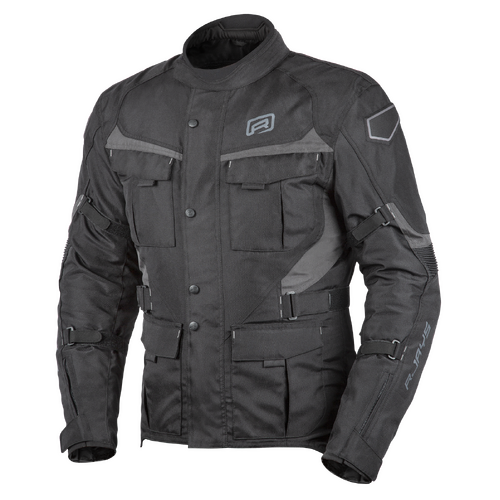 Rjays Venture Textile Jacket - Black/Grey