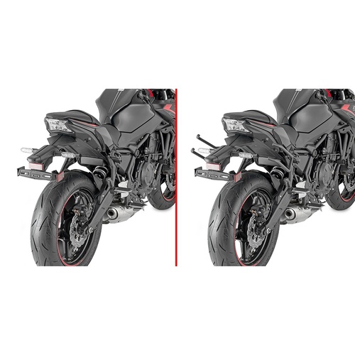 GIVI REMOVE-X SPECIFIC HOLDER FOR SOFT SIDE BAGS - KAWASAKI Z650 20-21