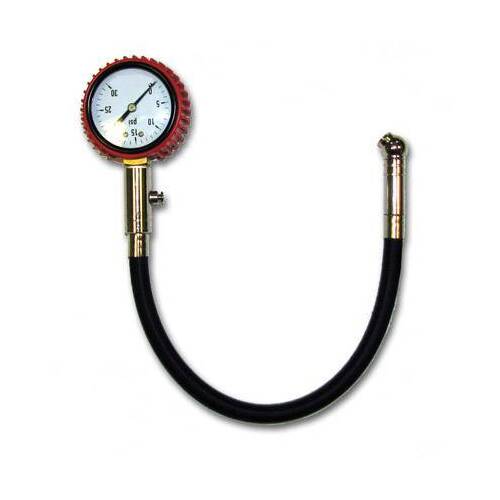 X-Tech Tyre Pressure Hauge W/Hose 0-30 PSI 