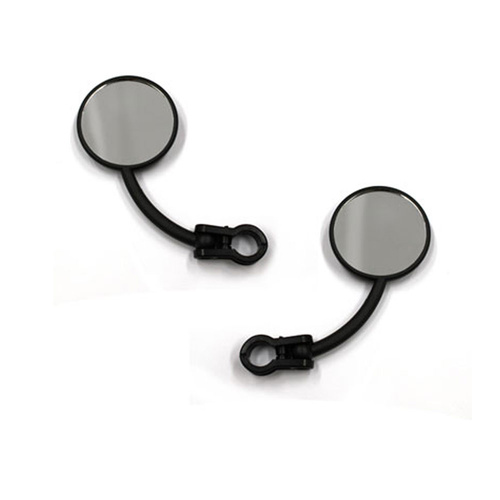 X TECH ENDURO MIRROR R/H CLAMP-ON (BLACK)