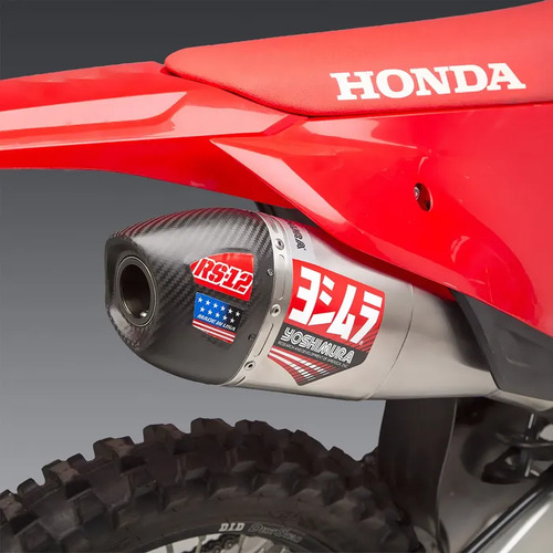Yoshimura CRF450R/RX 2021-2022 RS-12 Stainless Slip-On Exhaust 
