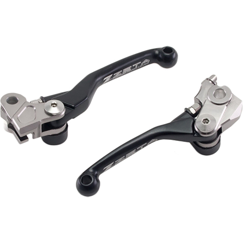 Zeta Pivot Lever Set Black - Kawasaki/Yamaha