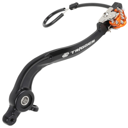 Zeta Trigger Rear Brake Pedal Orange - KTM 