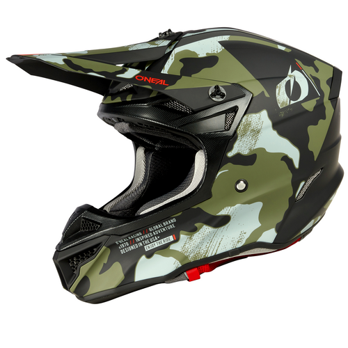 Oneal 2023 5 Series Helmet - Camo Black/Green